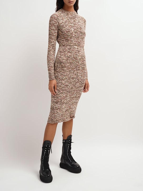 The Attico: MIDIKLEID AUS BAUMWOLLMISCHUNG „ISABEL“