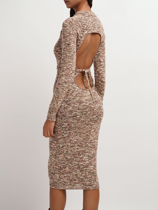 The Attico: MIDIKLEID AUS BAUMWOLLMISCHUNG „ISABEL“