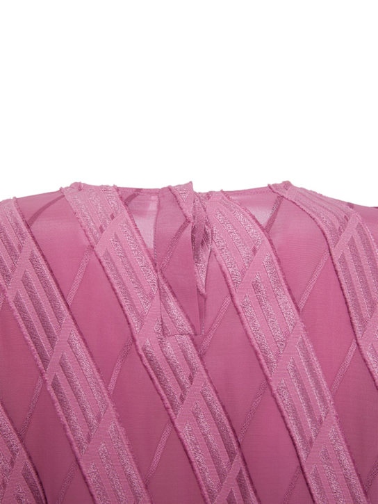The Attico: Logo jacquard mini dress