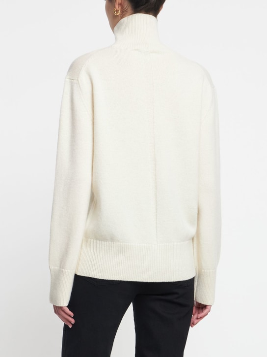 Annagreta: Pull-over col roulé en cachemire Luisa