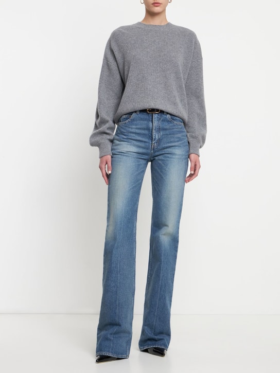 Annagreta: Suéter de cashmere de cuello redondo