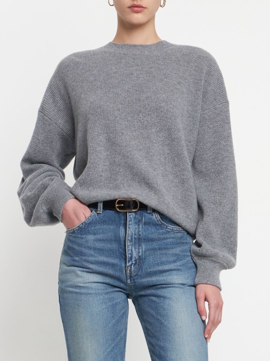 Annagreta: Suéter de cashmere de cuello redondo