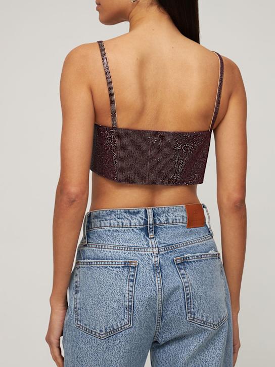 Nué: Crop top embelli Charlotte