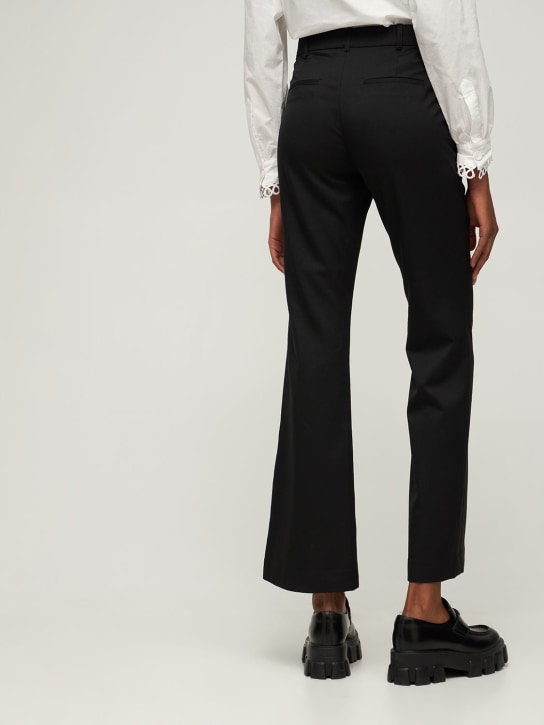 Designers Remix: Jolene slit suiting wool blend pants