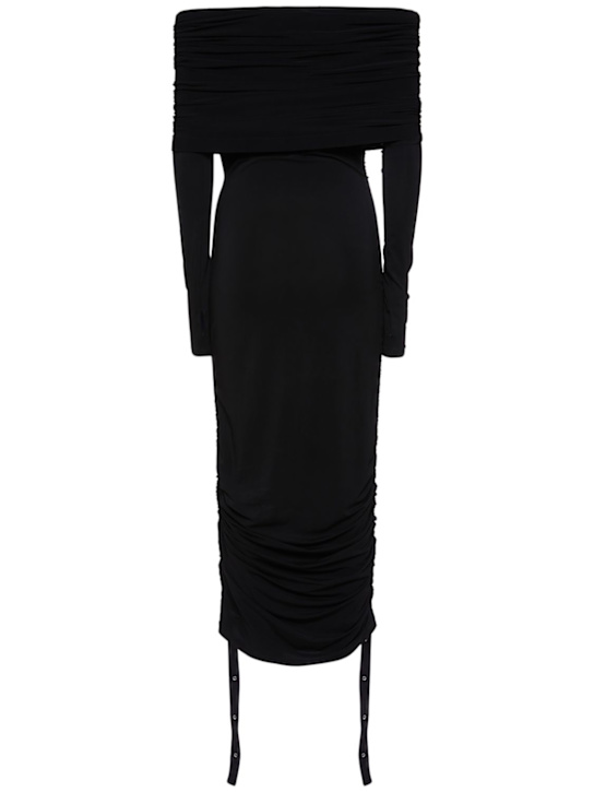 Dion Lee - Vestido Doric de crepé con capucha
