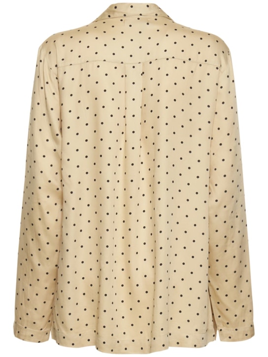 UNDERPROTECTION: Chemise de pyjama en satin Fie Up