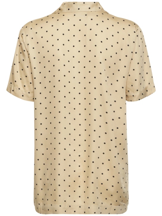 UNDERPROTECTION: Chemise de pyjama en satin Fie Up