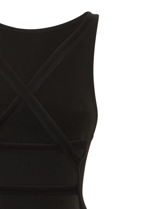 Agolde: Body en jersey de coton Nova