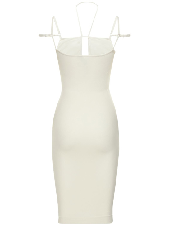 Andreadamo: Vestido midi de jersey stretch
