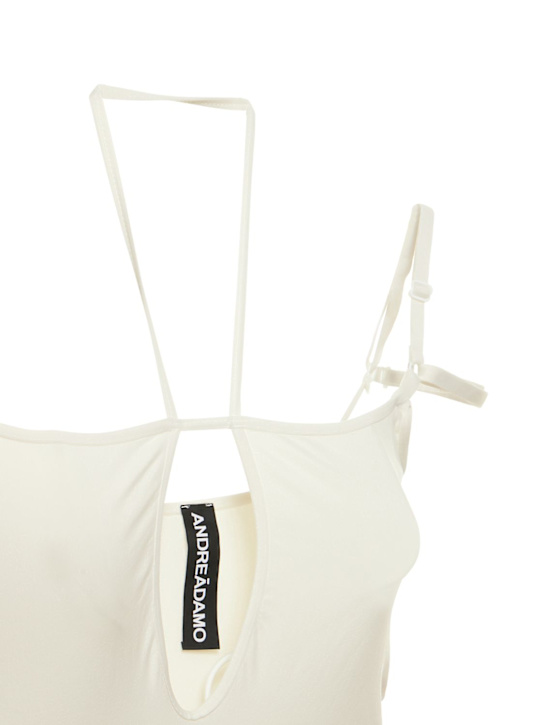 Andreadamo: Vestido midi de jersey stretch
