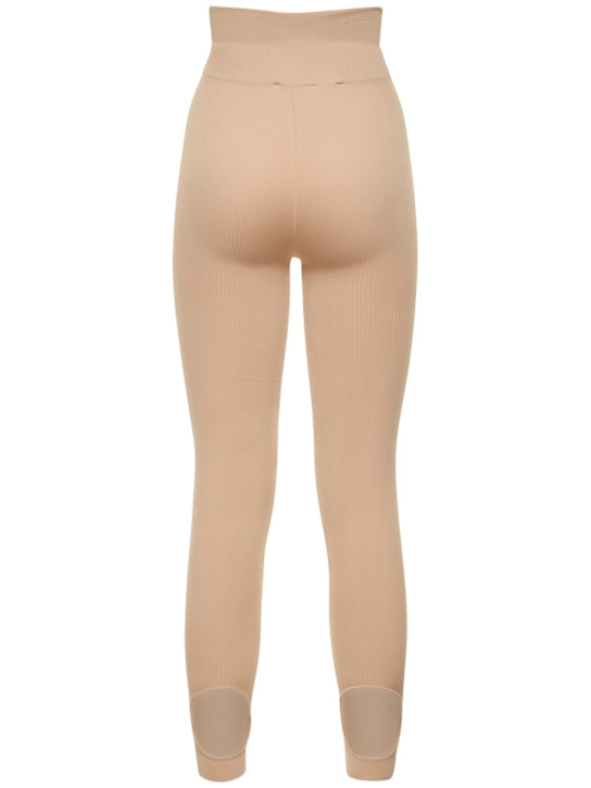 Andreadamo: Leggings in jersey a costine