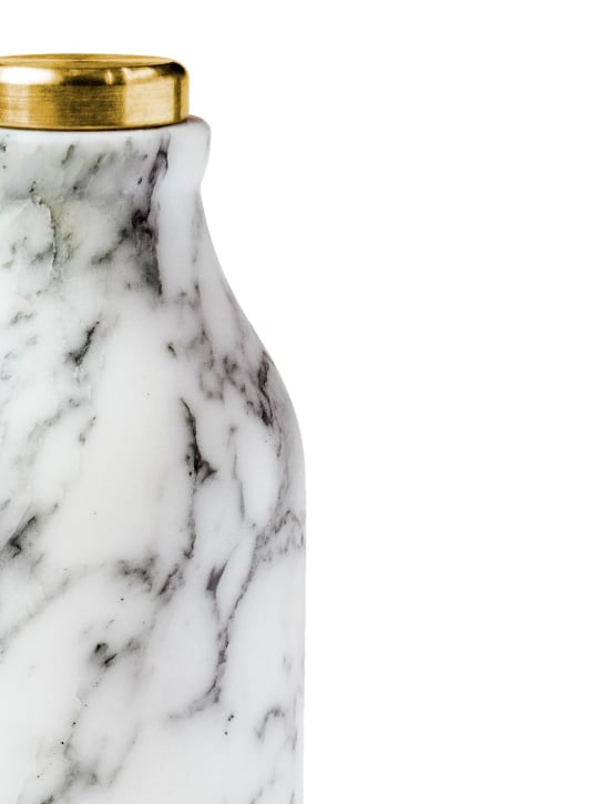 Editions Milano: Bouteille en marbre Arabescato Mr Bottle