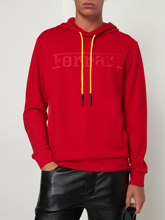 Ferrari: Sudadera de techno con capucha
