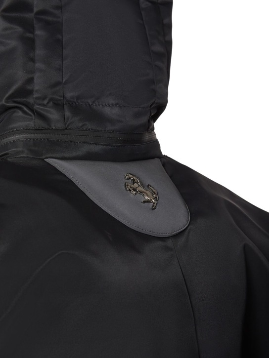 Ferrari: Hooded nylon parka