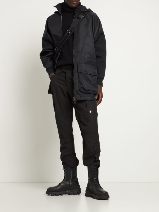 Ferrari: Hooded nylon parka