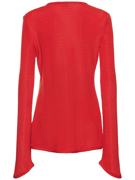 Mach & Mach: Strickjacke mit verzierter Viskose