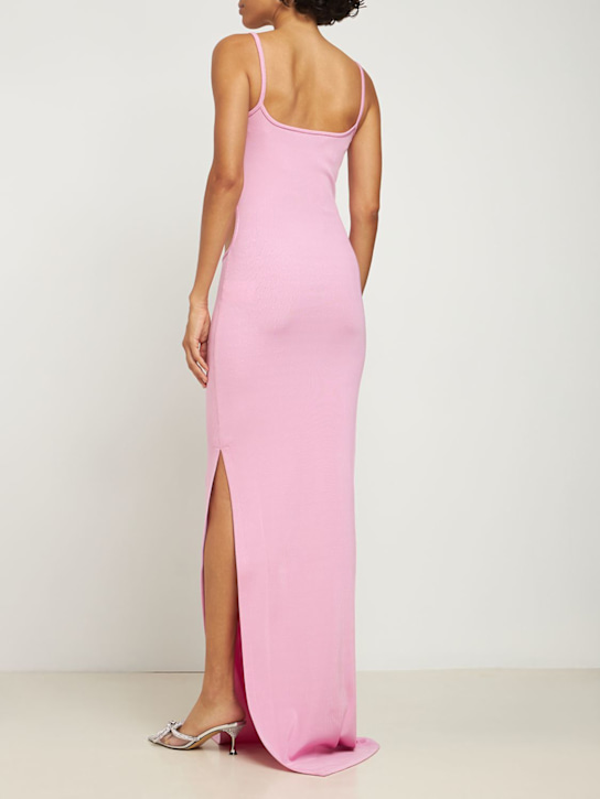 Mach & Mach: LANGES KLEID AUS STRETCH-VISKOSE