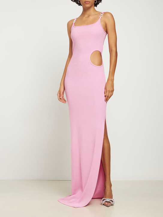 Mach & Mach - LANGES KLEID AUS STRETCH-VISKOSE