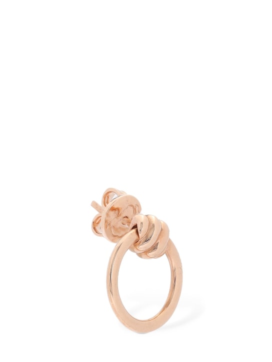 DoDo: 9KT ROSÉGOLD-MONO-OHRRING „NODO“