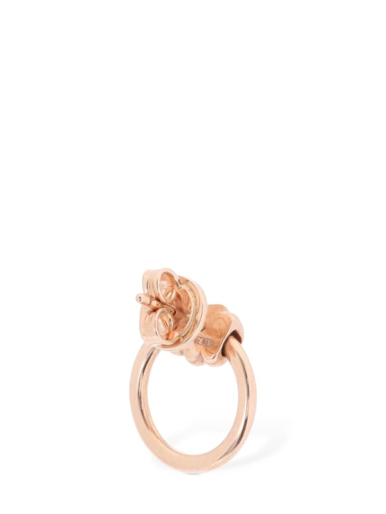 DoDo: 9KT ROSÉGOLD-MONO-OHRRING „NODO“