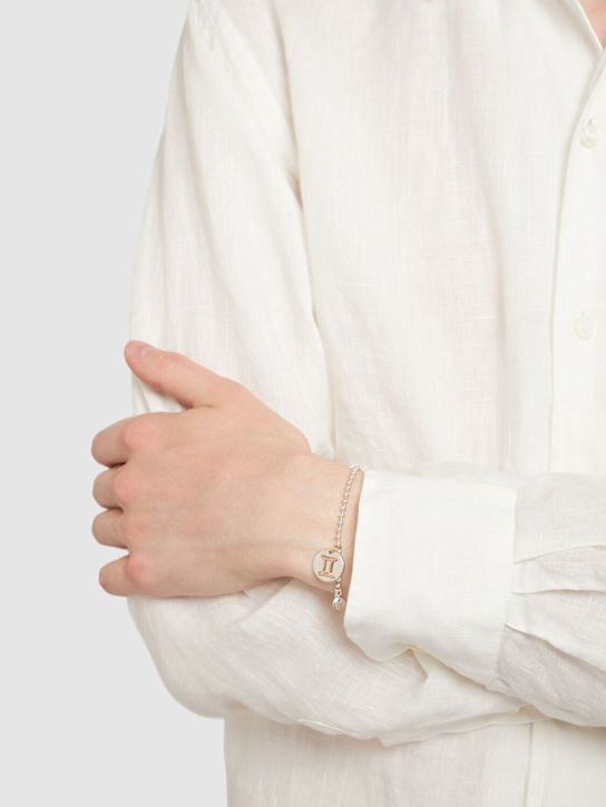 DoDo: 9kt Rose gold & silver Gemini charm