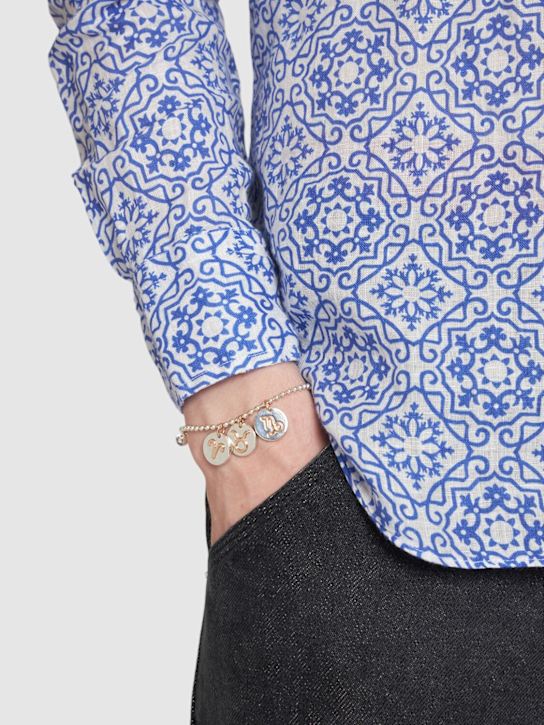 DoDo: 9kt Rose gold & silver Aries charm