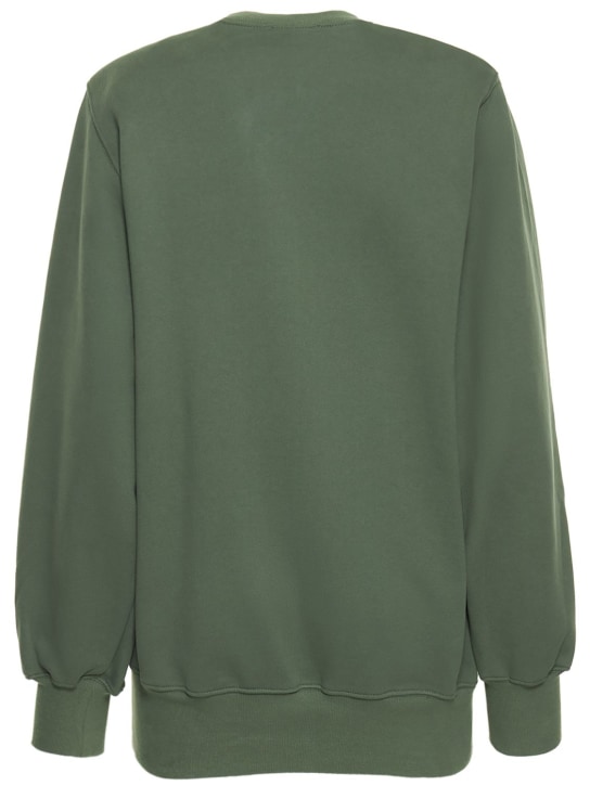 Wardrobe.nyc - Track jersey cotton fleece mini dress