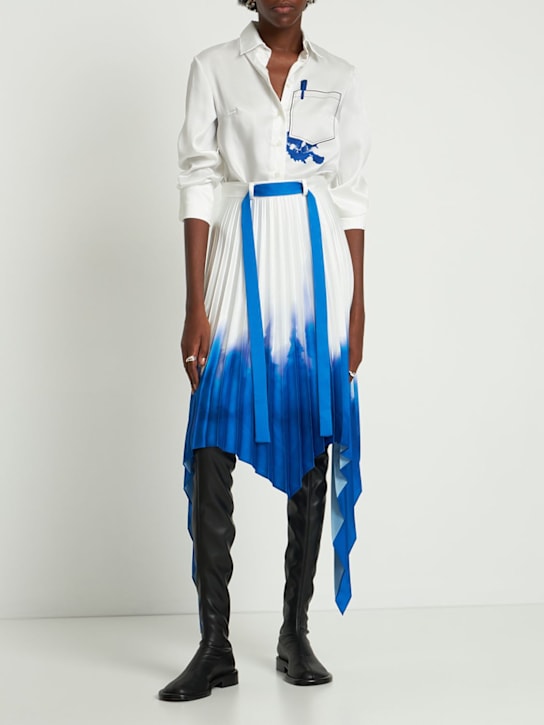 AZ FACTORY - Chemise en popeline imprimée Thebe Bagugu