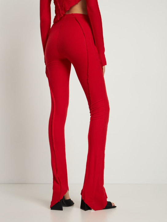 Sami Miro Vintage: Pantaloni asimmetrici in tencel stretch