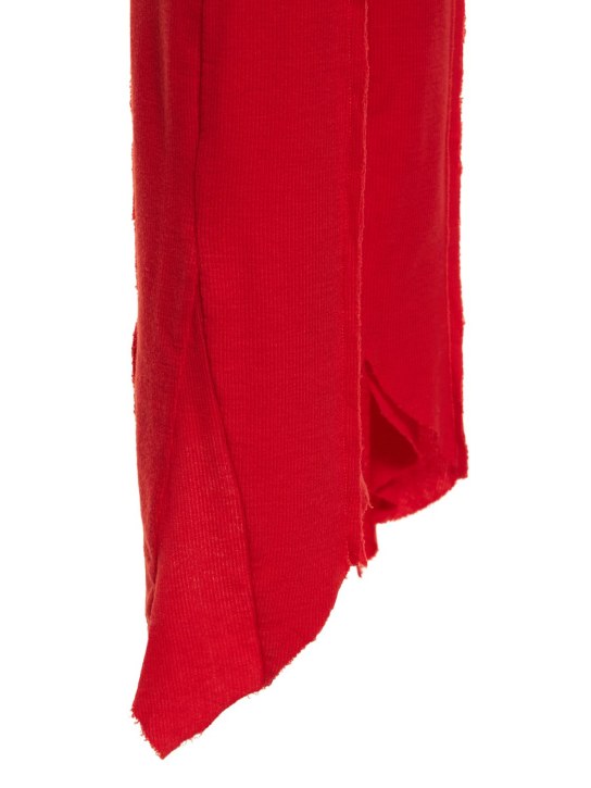 Sami Miro Vintage: Pantaloni asimmetrici in tencel stretch