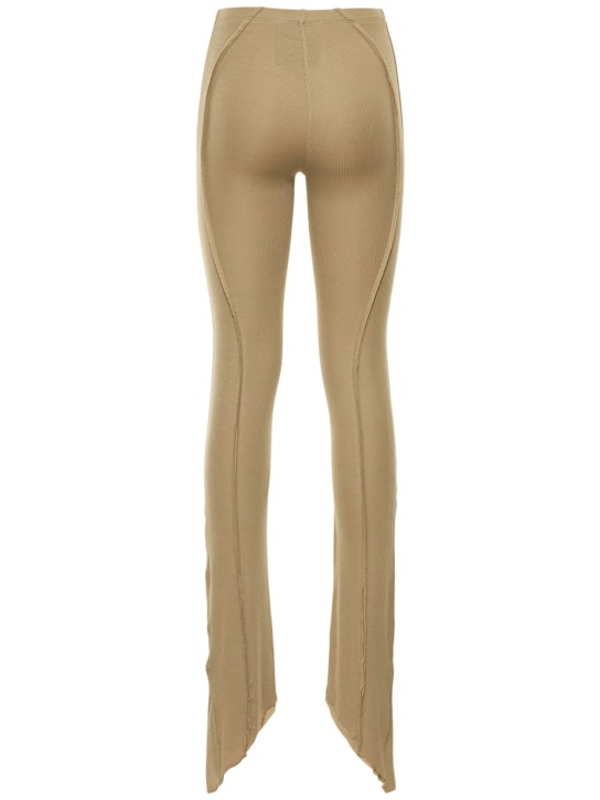 Sami Miro Vintage: Pantalon asymétrique en tencel stretch