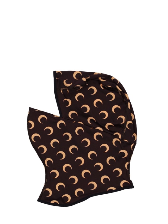 Marine Serre: Recyceltes Nylon-Balaklava mit Druck