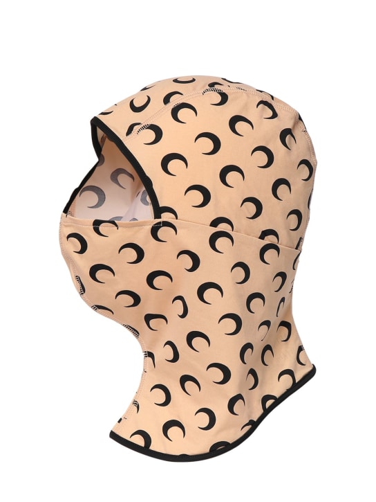 Marine Serre: Recyceltes Nylon-Balaklava mit Druck