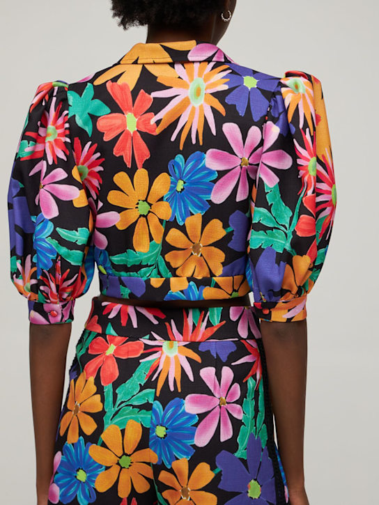 Patbo: Crop top Aster stampato
