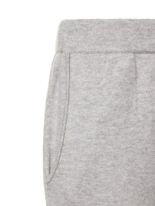Brunello Cucinelli: Pantalon en jersey de cachemire