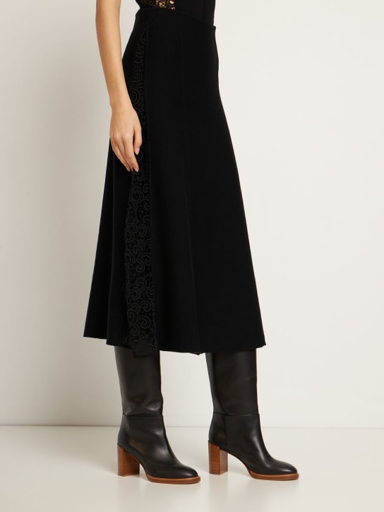 Gabriela Hearst: Stivali alti Bocca in pelle 75mm