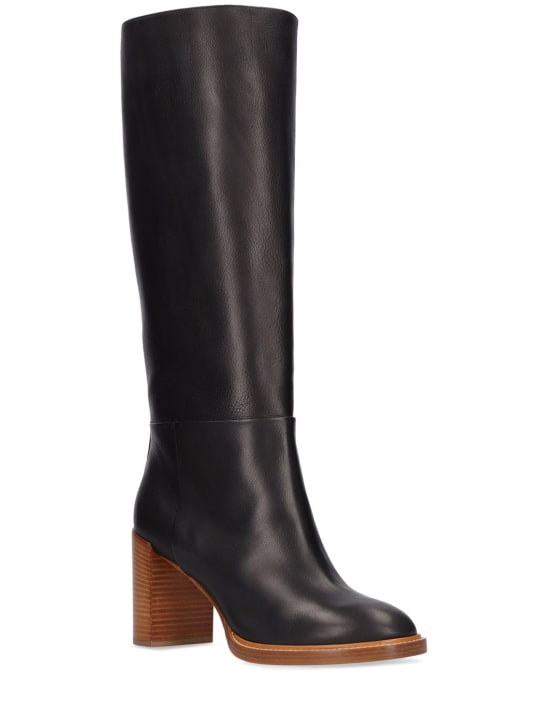 Gabriela Hearst: Stivali alti Bocca in pelle 75mm