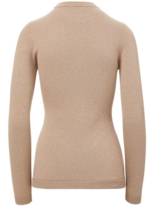 Brandon Maxwell: Silk & cashmere knit crewneck sweater