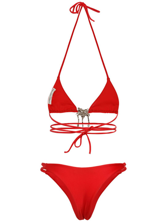 Alessandra Rich: Bikini con decorazioni