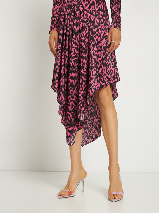 FEMME LA: Mules Azùcar in PVC iridescente 110mm