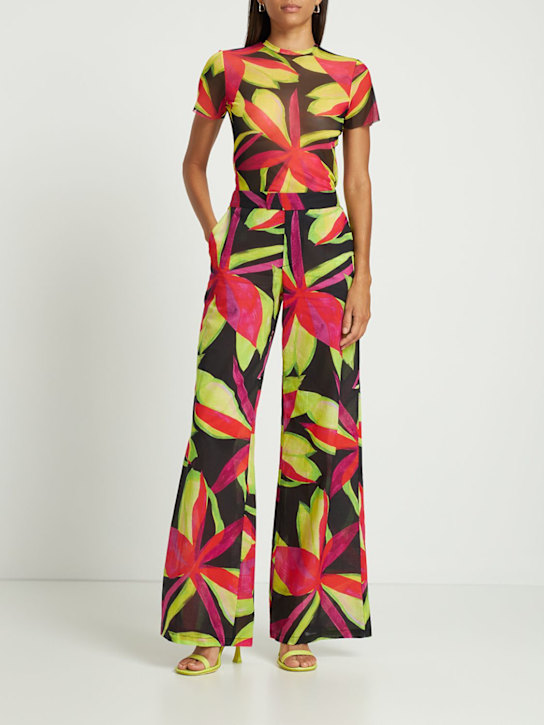Louisa Ballou - Hose aus Baumwollmusselin mit weitem Bein
