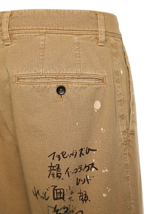 INCOTEX RED X FACETASM: 19.5cm Incotex Red x Facetasm pants