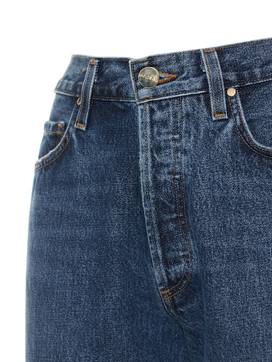 Goldsign: Jeans rectos de denim de algodón