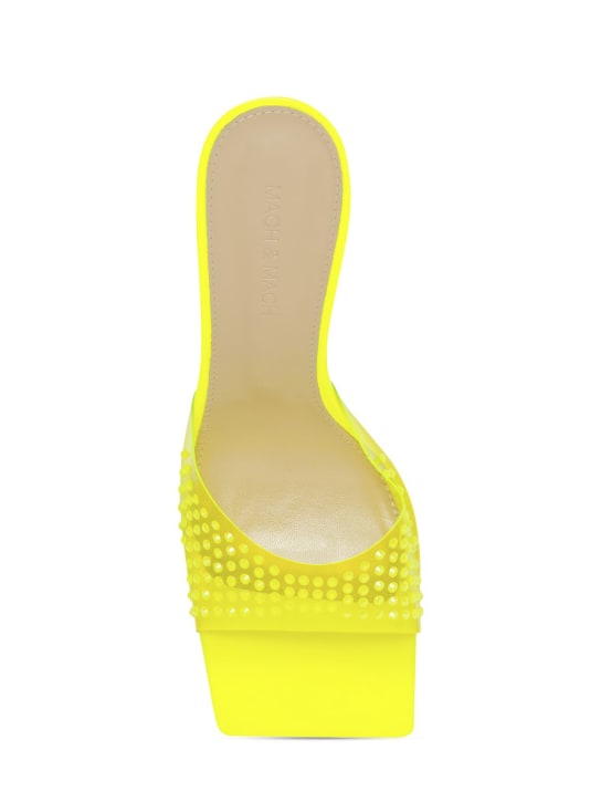 Mach & Mach: Sandales en PVC embelli 95 mm