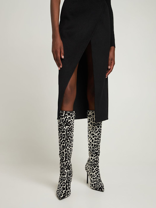 Michael Kors Collection: Stivali Tatjana in pelle stampata 100mm
