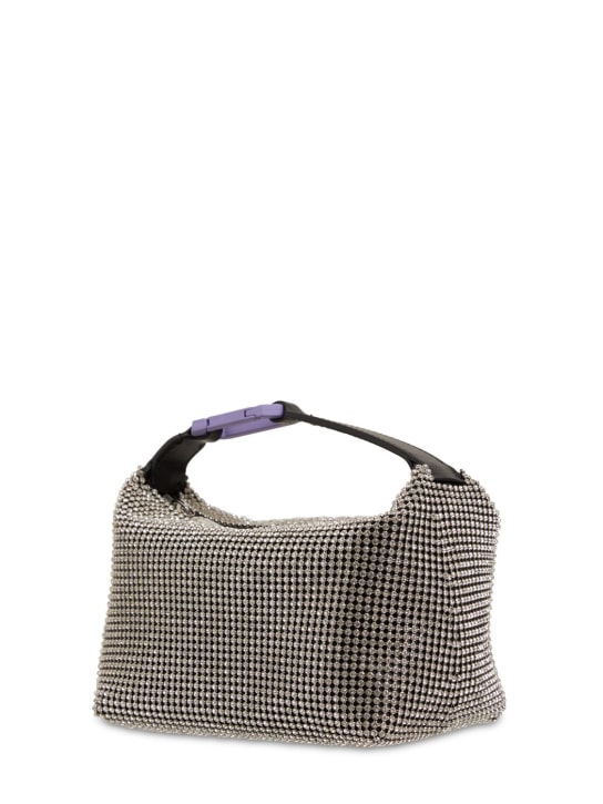 EÉRA: Moonbag crystal mesh top handle bag