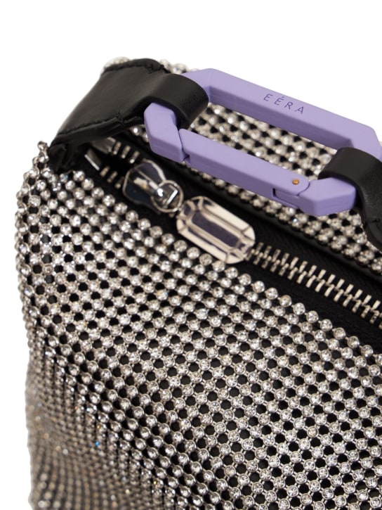 EÉRA: Moonbag crystal mesh top handle bag