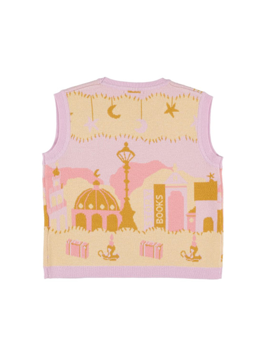 HELMSTEDT: Pull sans manches en maille jacquard