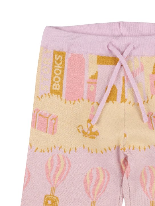 HELMSTEDT - Jacquard knit wide leg sweatpants