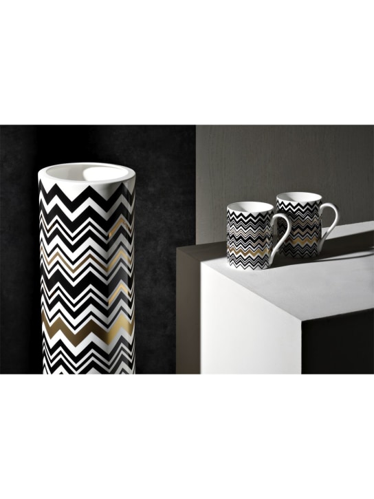 Missoni Home - Vase haut Zig Zag Gold
